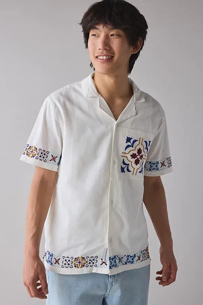 Native Youth Embroidered Edges Short Sleeve Shirt