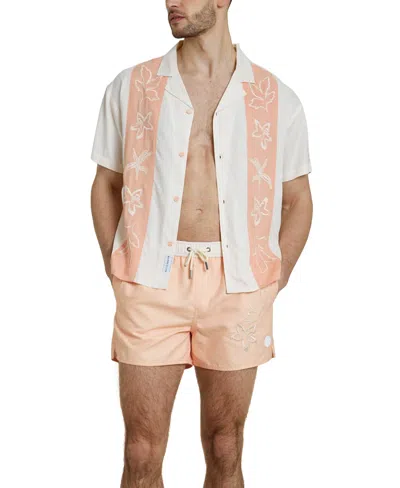 Native Youth Men's Floral Swim Shorts In Pink