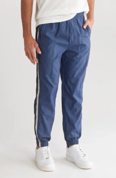Native Youth Piped Track Joggers In Blue