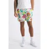 Native Youth Summerscatter Print Shorts In Off White