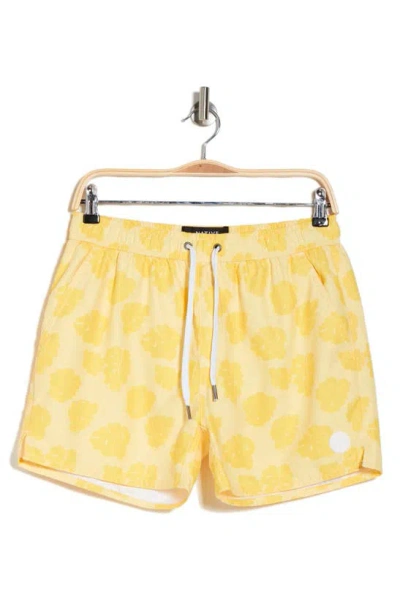 Native Youth Volley Swim Shorts In Yellow