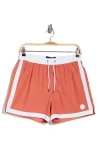 Native Youth Volley Swim Trunks In Coral