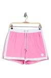 Native Youth Volley Swim Trunks In Pink