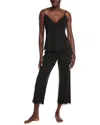 Natori 2pc Bliss Serenity Cami Pajama Set In Black