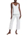 Natori 2pc Bliss Serenity Cami Pajama Set In White