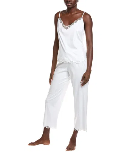 Natori 2pc Bliss Serenity Cami Pajama Set In White