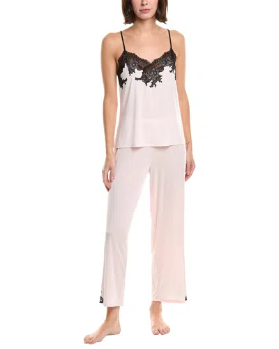 Natori 2pc Enchant Cami Pajama Set In White