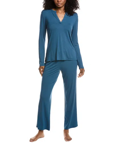 NATORI 2PC FEATHERS ESSENTIALS PAJAMA PANT SET