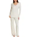 Natori Feathers Pajamas In Grey