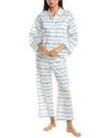 Natori 2pc Pajama Pant Set In White