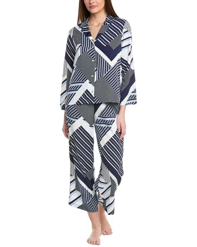 Natori 2pc Pajama Set In Blue