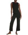 Natori Essentials Sleeveless Rib Pajamas In Black