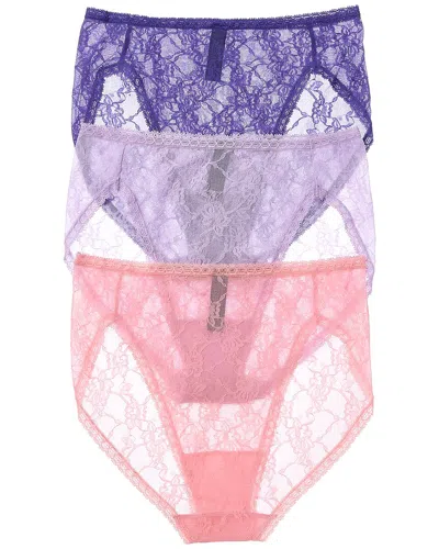 Natori 3pk Bliss Allure One Size Lace French Cut Panty