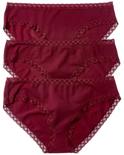 Natori 3pk Bliss Girl Brief In Pink
