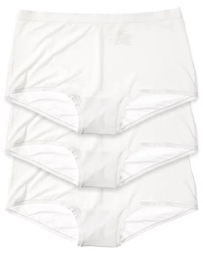 Natori 3pk Limitless Boyshort In White
