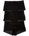 Natori 3pk Limitless Boyshort In Black
