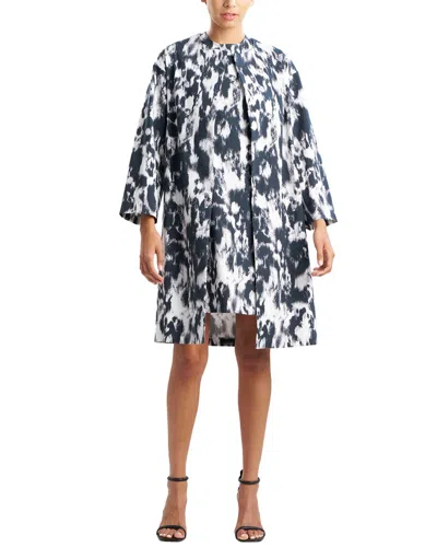 Natori Abstract Long Topper In Black
