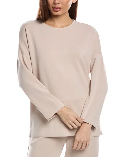 Natori Anywhere Wedge Top In Beige