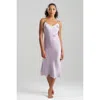 Natori Ashley Icon Gown With Lace In Lt Iris