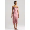 Natori Ashley Icon Gown With Lace In Pink