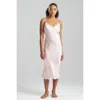 Natori Ashley Icon Gown With Lace In Shell Pink