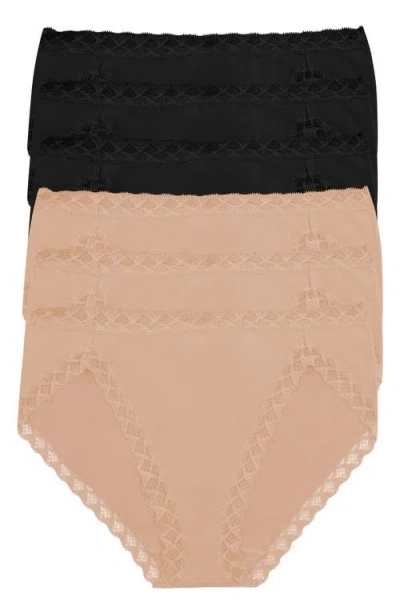 Natori Bliss 6-pack Cotton French Cut Briefs In Multi