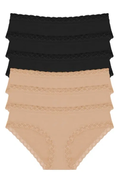 Natori Bliss 6-pack Cotton Girl Briefs In Multi