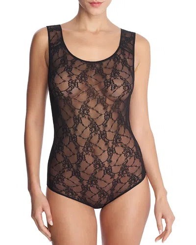 Natori Bliss Allure Lace Bodysuit In Black