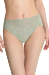Natori Bliss Allure Lace French Cut Panties In Meadow