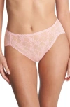 Natori Bliss Allure Lace French Cut Panties In Seashell