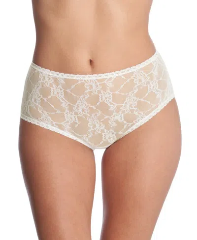 Natori Bliss Allure Lace One Size Full Brief In Ivory