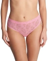 Natori Bliss Allure One Size Lace Thong In Pink