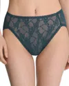 Natori Bliss Allure Lace French Cut Panties In Crystal Teal