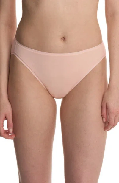 Natori Bliss Bare Cotton Bikini In Pink