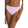 Natori Bliss Bare Cotton High Cut Brief In Pink