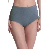 Natori Bliss Bare Cotton High Waist Brief In Gray