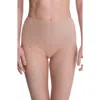 Natori Bliss Bare Cotton High Waist Briefs In Neutral