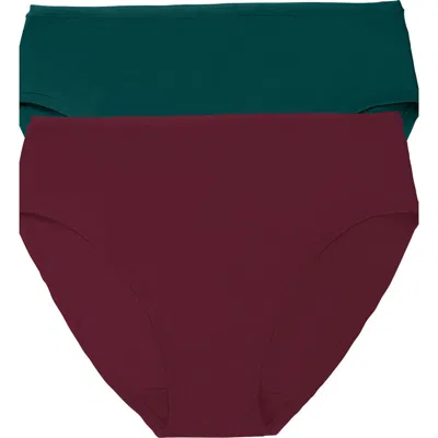 Natori Bliss Bare Cotton Hipster 2-pack In Multi