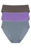 Natori Bliss Bare Cotton Hipster 3-pack