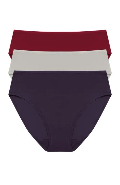 NATORI NATORI BLISS BARE COTTON HIPSTER 3-PACK