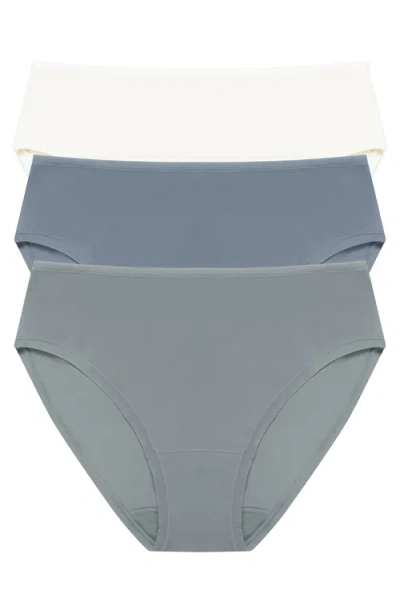 NATORI NATORI BLISS BARE COTTON HIPSTER 3-PACK