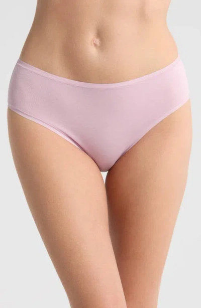 Natori Bliss Bare Cotton Hipster Briefs In Pink