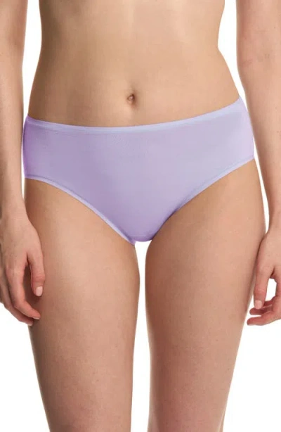 Natori Bliss Bare Cotton Hipster Briefs In Purple