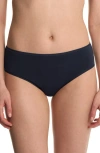 Natori Bliss Bare Cotton Hipster Briefs In Black