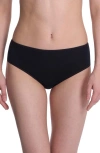 Natori Bliss Bare Cotton Hipster Briefs In Black