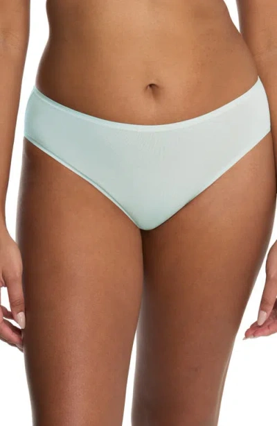 Natori Bliss Bare Cotton Hipster Briefs In Blue