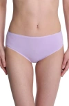 Natori Bliss Bare Cotton Hipster Briefs In Lilac Dream