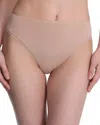 Natori Bliss Bare Cotton High Cut Briefs In Cafe