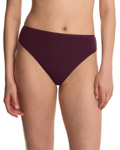 Natori Bliss Bare High Cut Brief In Purple