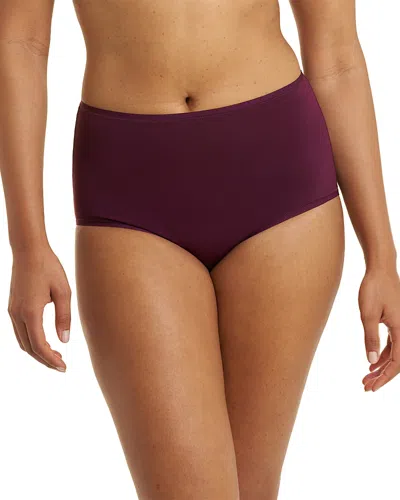 Natori Bliss Bare High Waisted Brief In Purple